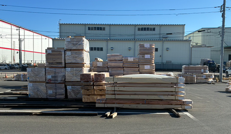 中神資材センター外観